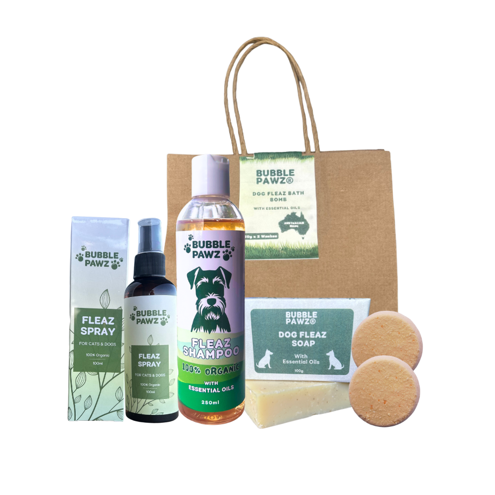 Deluxe Natural & Organic Dog Fleaz Pack