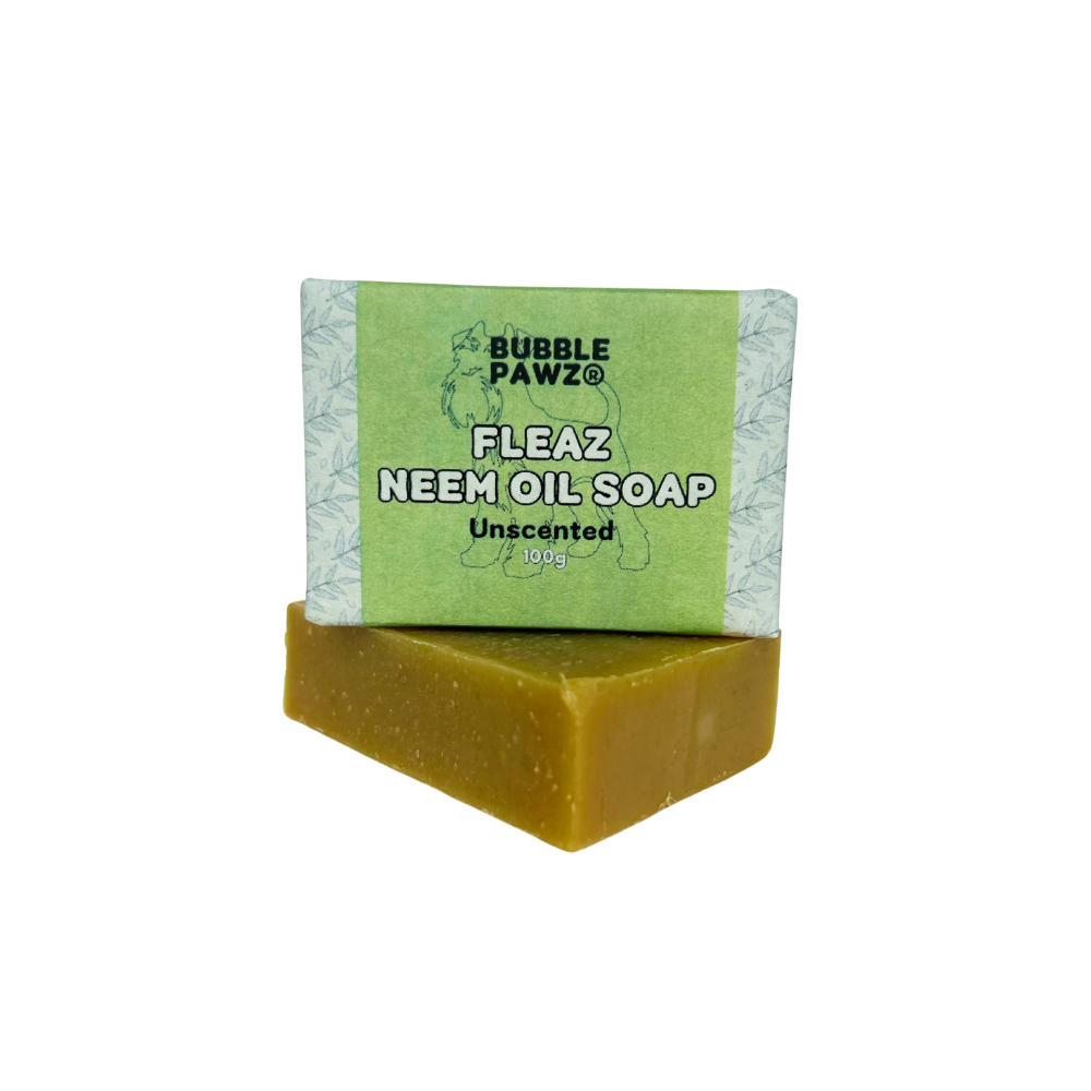 Fleaz Natural Neem Oil Dog Soap - Unscented