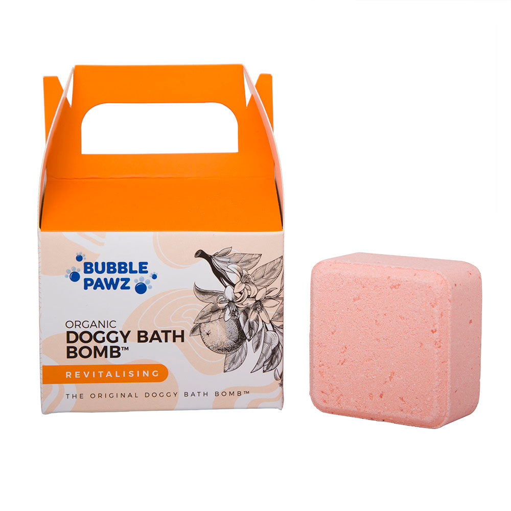 Organic Revitalising Doggy Bath Bomb™ with Essential Oils-Pet Bathing Products-Bubble Pawz