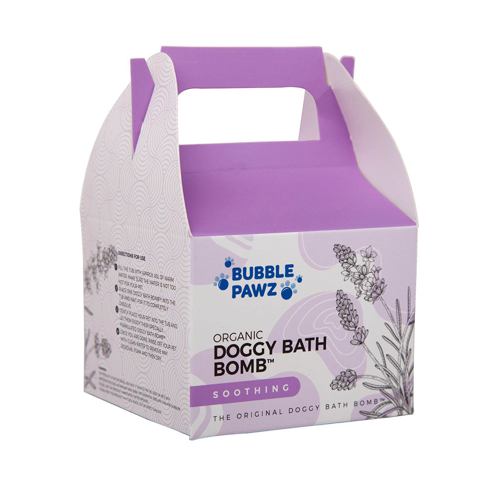 Organic Soothing Doggy Bath Bomb™ with Essential Oils-Pet Bathing Products-Bubble Pawz