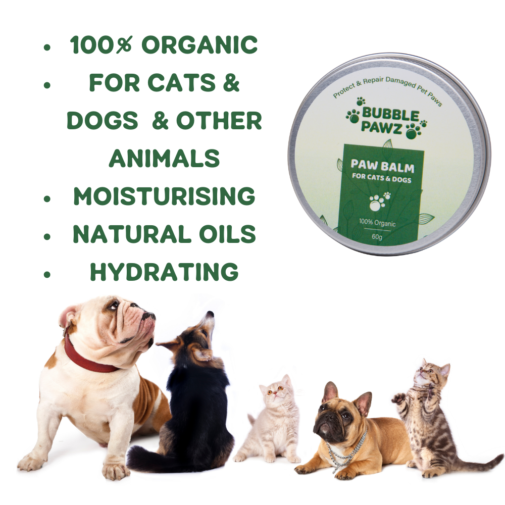 Organic Natural Soothing Paw Balm for Pets-Pet Grooming-Bubble Pawz