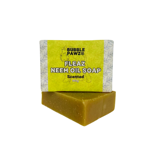 Fleaz Natural Neem Oil Dog Soap - Scented