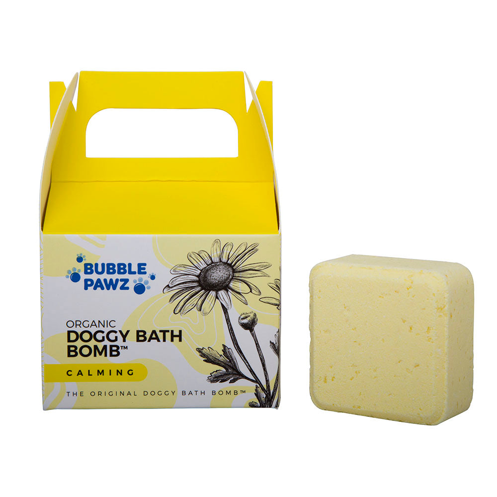 Organic Calming Doggy Bath Bomb with Essential Oils