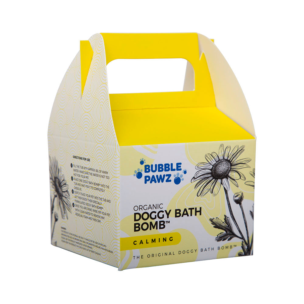 Organic Calming Doggy Bath Bomb™ with Essential Oils-Pet Bathing Products-Bubble Pawz